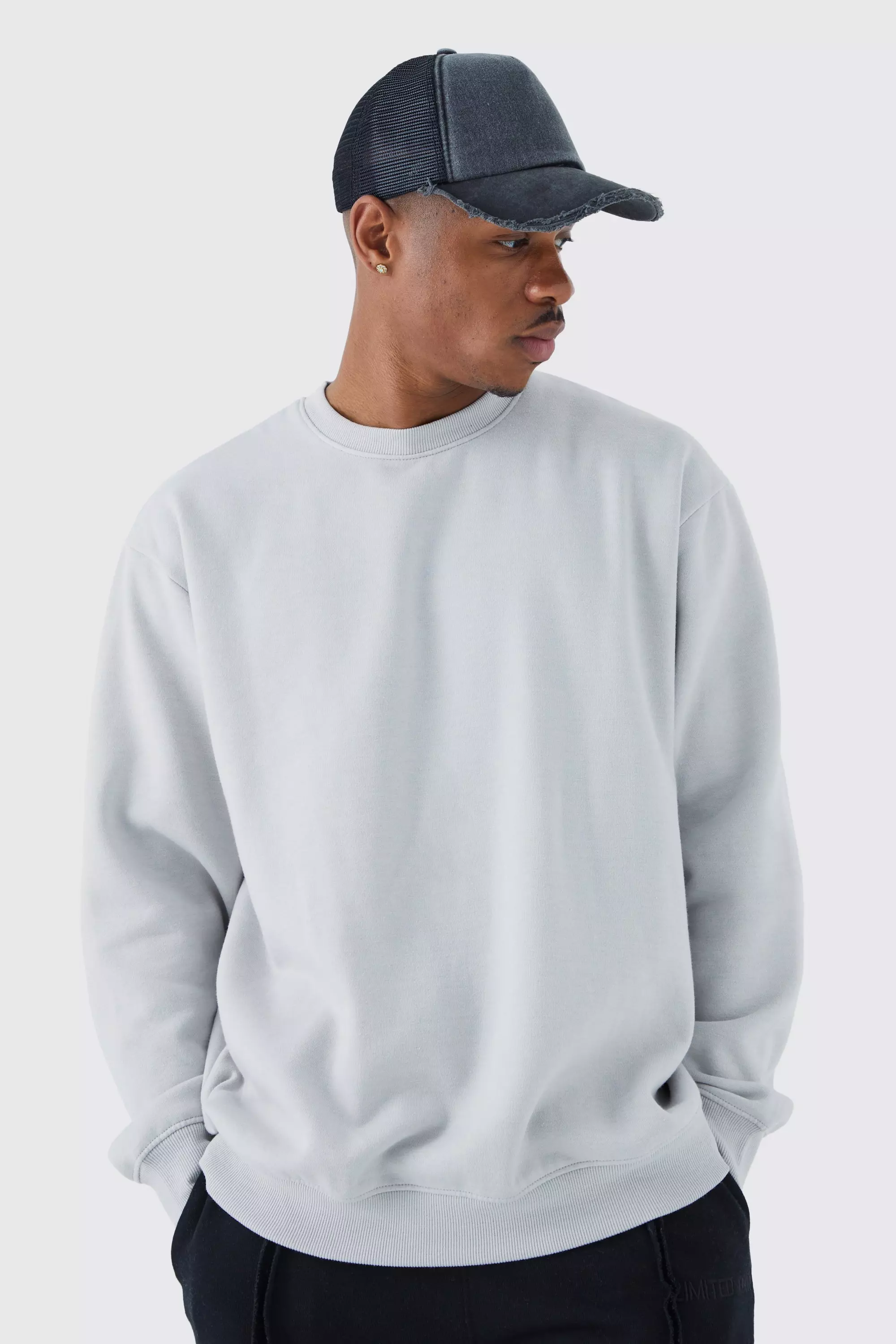 Oversized Gothic Barbed Wire Sweatshirt boohooMAN USA